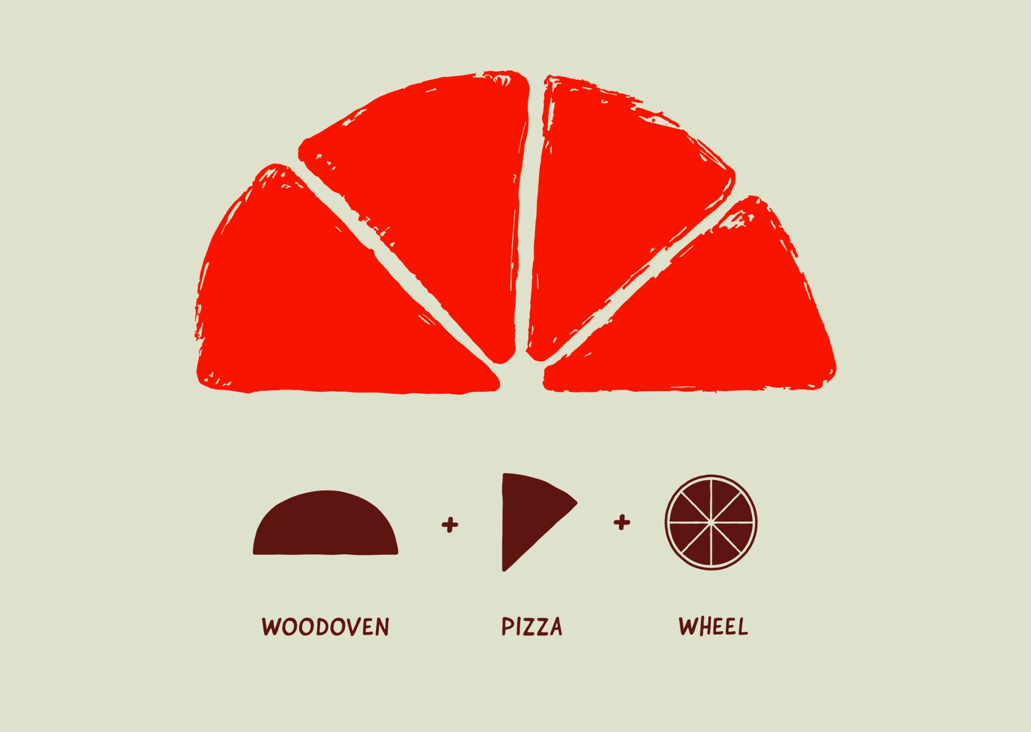 Pizzamaatjes visual device construction