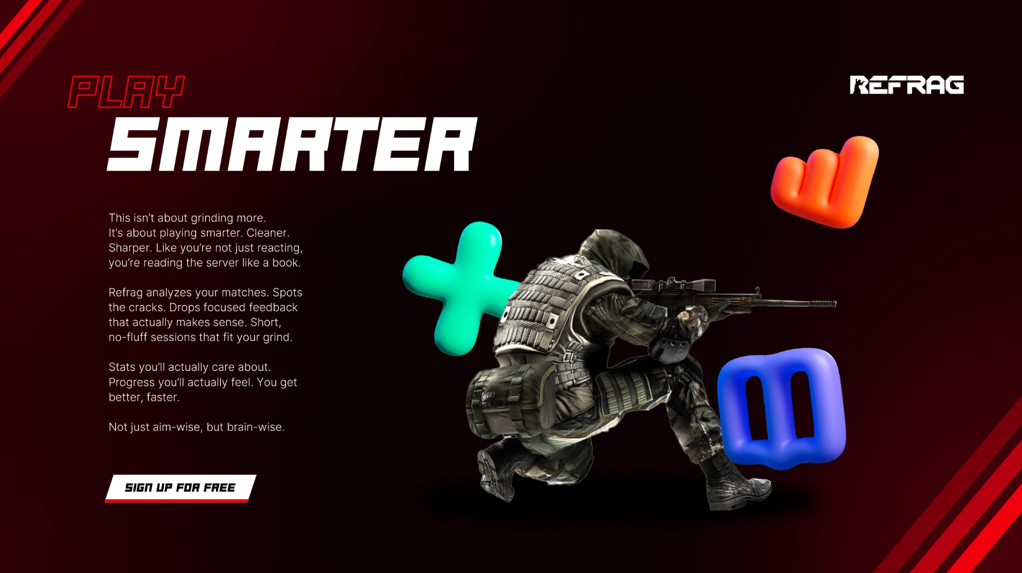 REFRAG Play Smarter campaign visual